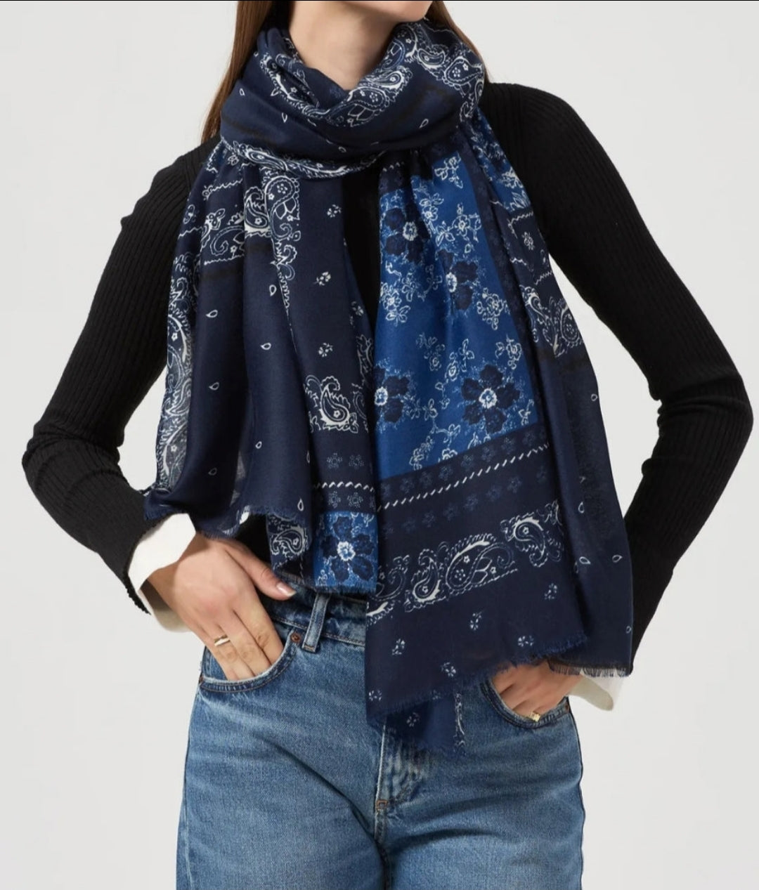 Foulard Louna bleu